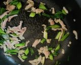 ダイエット!ネギと豚肉の豆腐干焼きそば♡作り方9写真