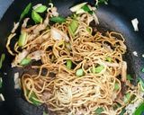 ダイエット!ネギと豚肉の豆腐干焼きそば♡作り方11写真