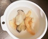 美味いとこ取りシーフードホワイトシチュー作り方1写真