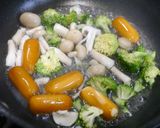 簡単！スモークチーズクリーム煮作り方2写真