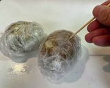 今年は雪だるまも☆トマトサンタ2022作り方4写真