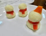 今年は雪だるまも☆トマトサンタ2022作り方9写真