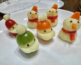 今年は雪だるまも☆トマトサンタ2022作り方11写真