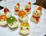 今年は雪だるまも☆トマトサンタ2022作り方12写真