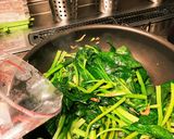 ほうれん草のペペロンチーノ作り方4写真