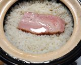 かまどさんdeベーコン飯作り方4写真