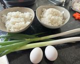 甘味たっぷりネギチャーハン作り方1写真