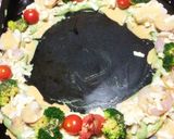 永遠に笑っていたい！クリスマスリースピザ作り方21写真