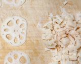 米粉でもちもち♡れんこんチヂミ作り方1写真