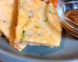 米粉でもちもち♡れんこんチヂミ作り方4写真