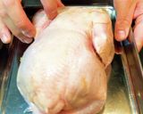 クリスマスレシピ　簡単チキンの丸焼き作り方1写真