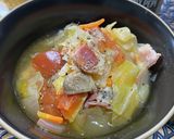 ミネストローネ風★野菜スープ　優しい味作り方7写真