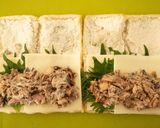 お揚げのさばしそチーズ巻き巻き作り方4写真