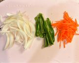 【楽めし】豚肉と野菜のコチュジャン炒め作り方1写真