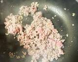 蕪とヒラタケのそぼろ煮作り方1写真