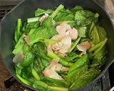 小松菜と豚バラ肉のラーメン作り方4写真