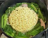 小松菜と豚バラ肉のラーメン作り方6写真