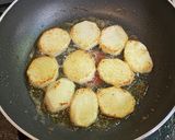 自然薯のバター焼き・とろろON作り方4写真