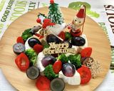 カマンベールぶどうのクリスマスカラー前菜作り方5写真