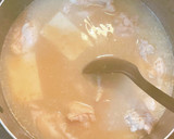 お餅の消費に〜濃厚とろとろ参鶏湯スープ〜作り方9写真