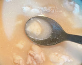 お餅の消費に〜濃厚とろとろ参鶏湯スープ〜作り方12写真