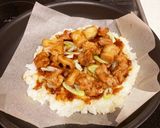 ごはんピザ やきとり味作り方8写真