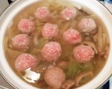 蓮根入り肉だんごの白菜鍋☆レシピ投稿祭作り方4写真