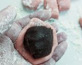 可愛い、桃色まんじゅう☆作り方5写真