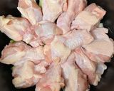鶏手羽元で☆参鶏湯風（根菜入り）作り方3写真