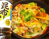 ヘルシー✨白菜と鶏の具沢山ピリ辛餡煮込み作り方4写真