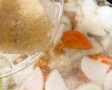 鶏手羽元で☆参鶏湯風（根菜入り）作り方10写真