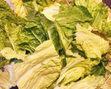 長ネギ青い部分消費！白菜と玉ねぎの卵炒め作り方1写真
