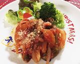 ナポリタンソースでチキン♬どっち派？作り方13写真