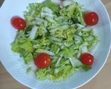白菜と生ハムのサラダ作り方3写真