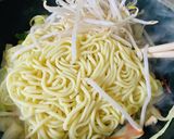 鶏皮で｡｡｡ソース焼きそば作り方5写真