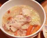 鶏手羽元で☆参鶏湯風（根菜入り）作り方18写真