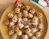 クリスマス*雪だるまのさつま芋ドーナツ作り方6写真