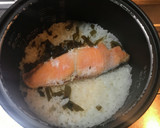 塩鮭と昆布の簡単炊き込みご飯作り方1写真
