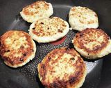 レンコンと豆腐のハンバーグ作り方4写真