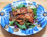 焼肉用の豚バラ肉と冷凍の蓮根の甘辛炒め作り方6写真