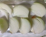 玉ねぎの揚げ焼きパプリカマリネ添え作り方2写真