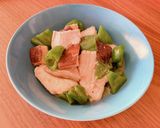 鶏胸肉と野菜の味噌炒め作り方6写真
