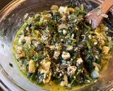 ギリシャ料理　ほうれん草とフェタのパイ作り方6写真