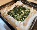 ギリシャ料理　ほうれん草とフェタのパイ作り方10写真