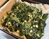 ギリシャ料理　ほうれん草とフェタのパイ作り方9写真