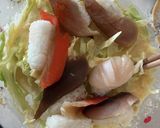 余った寿司救済お好み焼き作り方4写真