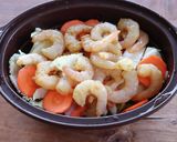 レンジで手早く１品☆エビと白菜の中華丼作り方3写真