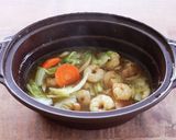 レンジで手早く１品☆エビと白菜の中華丼作り方4写真