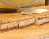 レンチンたたきごぼう作り方1写真