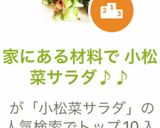 家にある材料で 小松菜サラダ♪♪作り方5写真